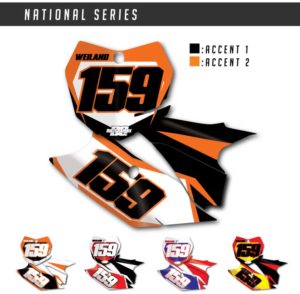 KTM--PREPRINTED-Number Plate Graphics -PRODUCT-NATIONAL-SERIES