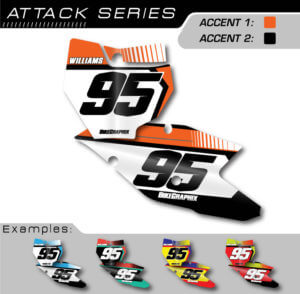 ktm sxf number plate graphics attack