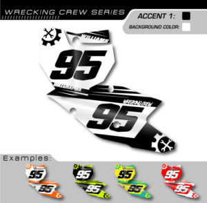 ktm sxf number plate graphics wrecking-crew