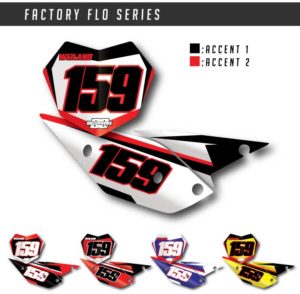 BETA-PREPRINTED-Number Plate Graphics -PRODUCT-FACTORY-FLO-SERIES