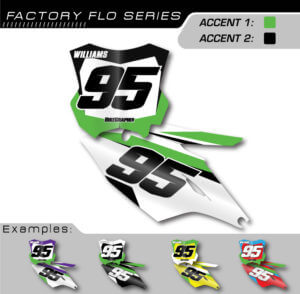 KAWASAKI--PREPRINTED-Number Plate Graphics-PRODUCTS-FACTORY-FLO-SERIES