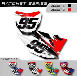HONDA-PREPRINTED-Number Plate Graphics-PRODUCT-RATCHET-SERIES