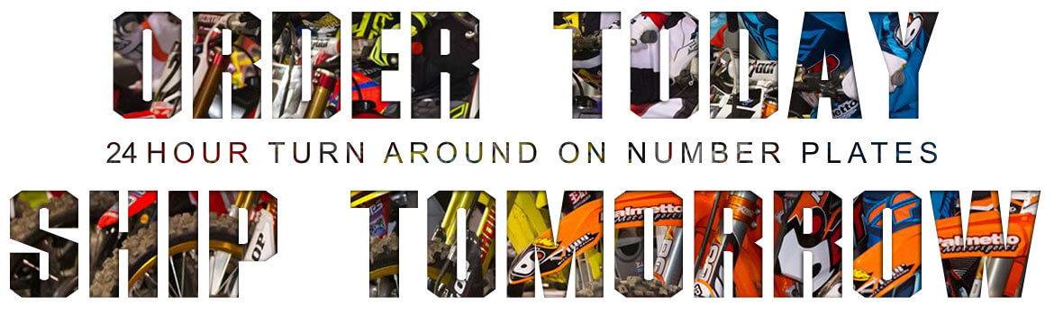 BikeGraphix | Motocross Graphics | Number Plate Backgrounds