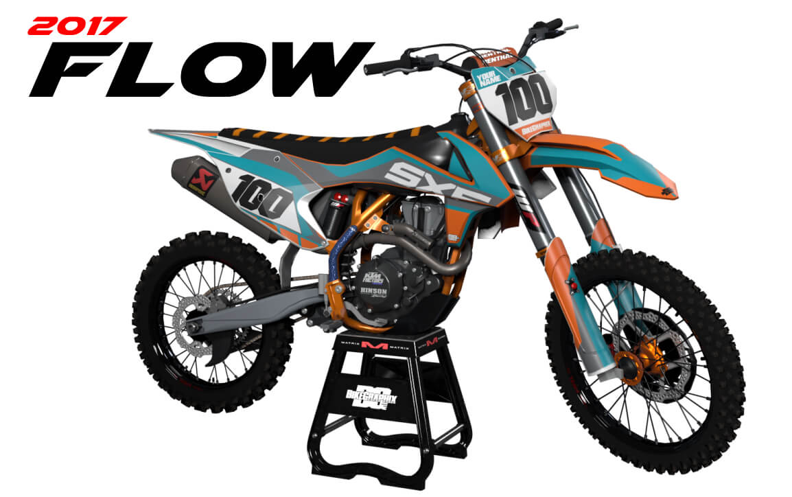 KTM Semi Custom Dirt Bike Graphics