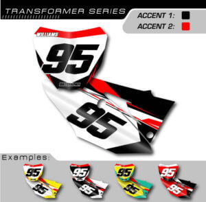 honda crf number plate graphics transformer