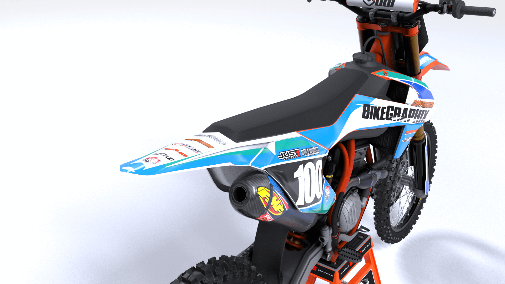  KTM  Blitz Semi Custom Motocross  Graphics  BikeGraphix