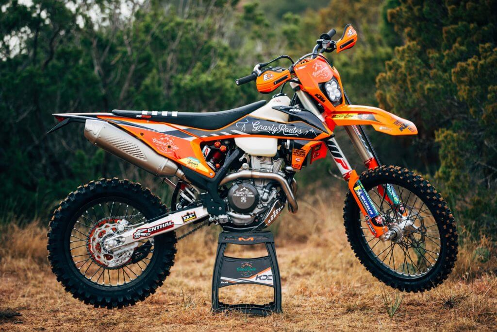 KTM Gnarly Routes Team Motocross Graphics - BikeGraphix