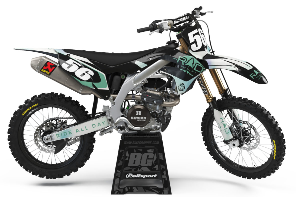 Kawasaki Semi Custom Dirt Bike Graphics