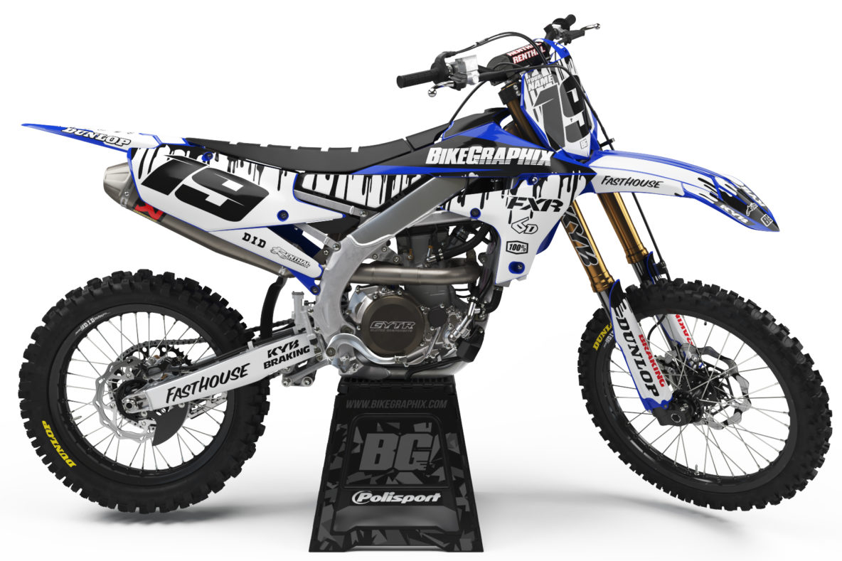 Yamaha Semi Custom Dirt Bike Graphics