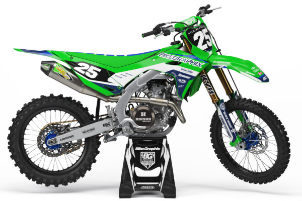 Kawasaki Sharp Semi Custom Motocross Graphics