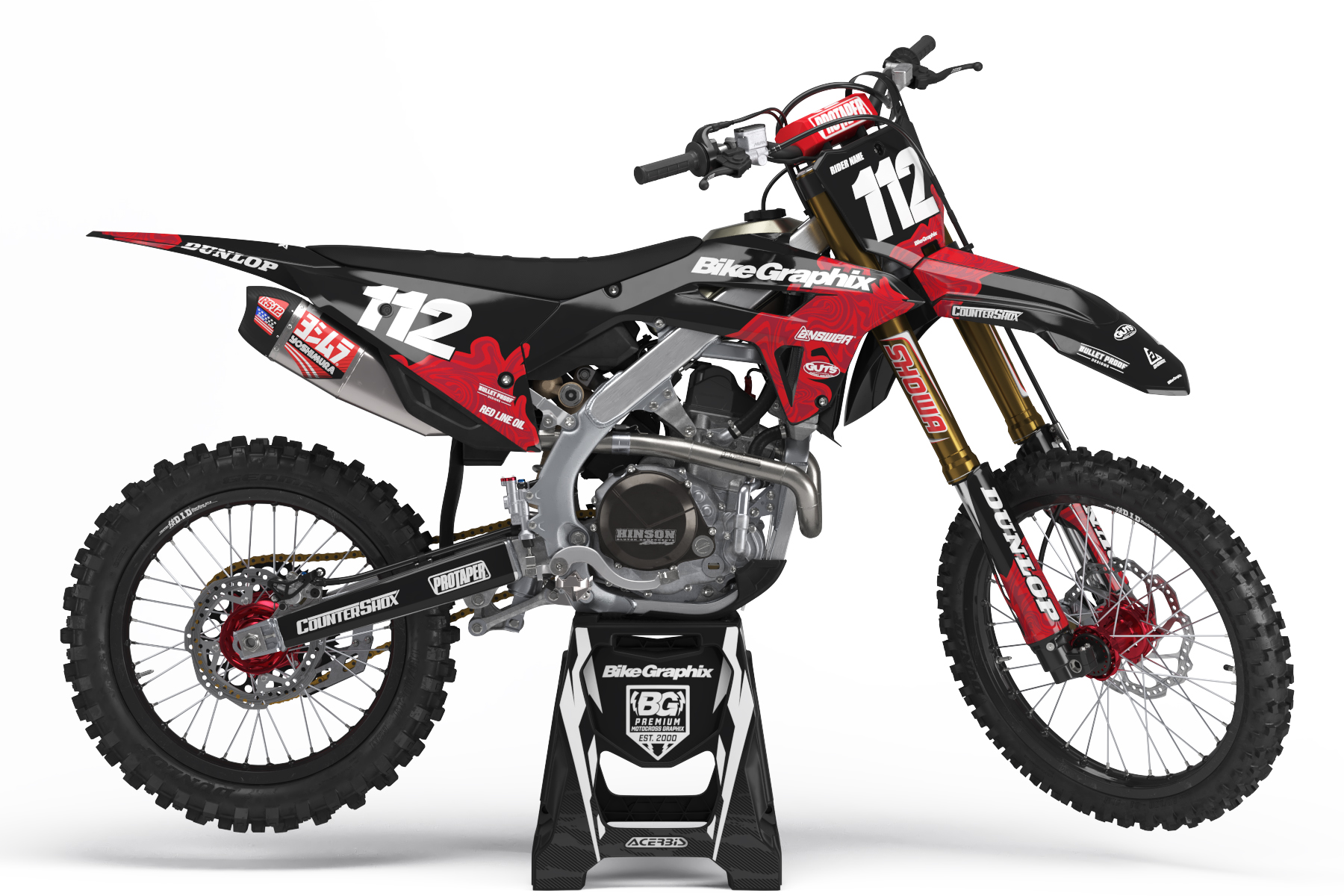 Honda Twisted Semi Custom Motocross Graphics