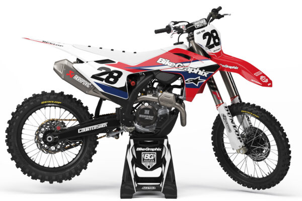 GasGas Style Red Semi Custom Motocross Graphics