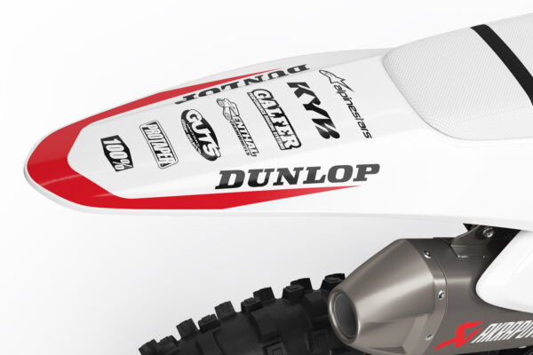 GasGas Style Red Semi Custom Motocross Graphics - Image 3
