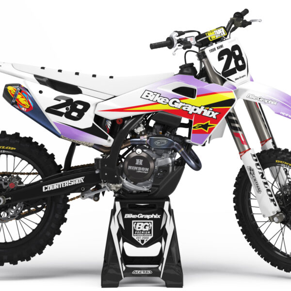 Husqvarna Style Semi Custom Motocross Graphics
