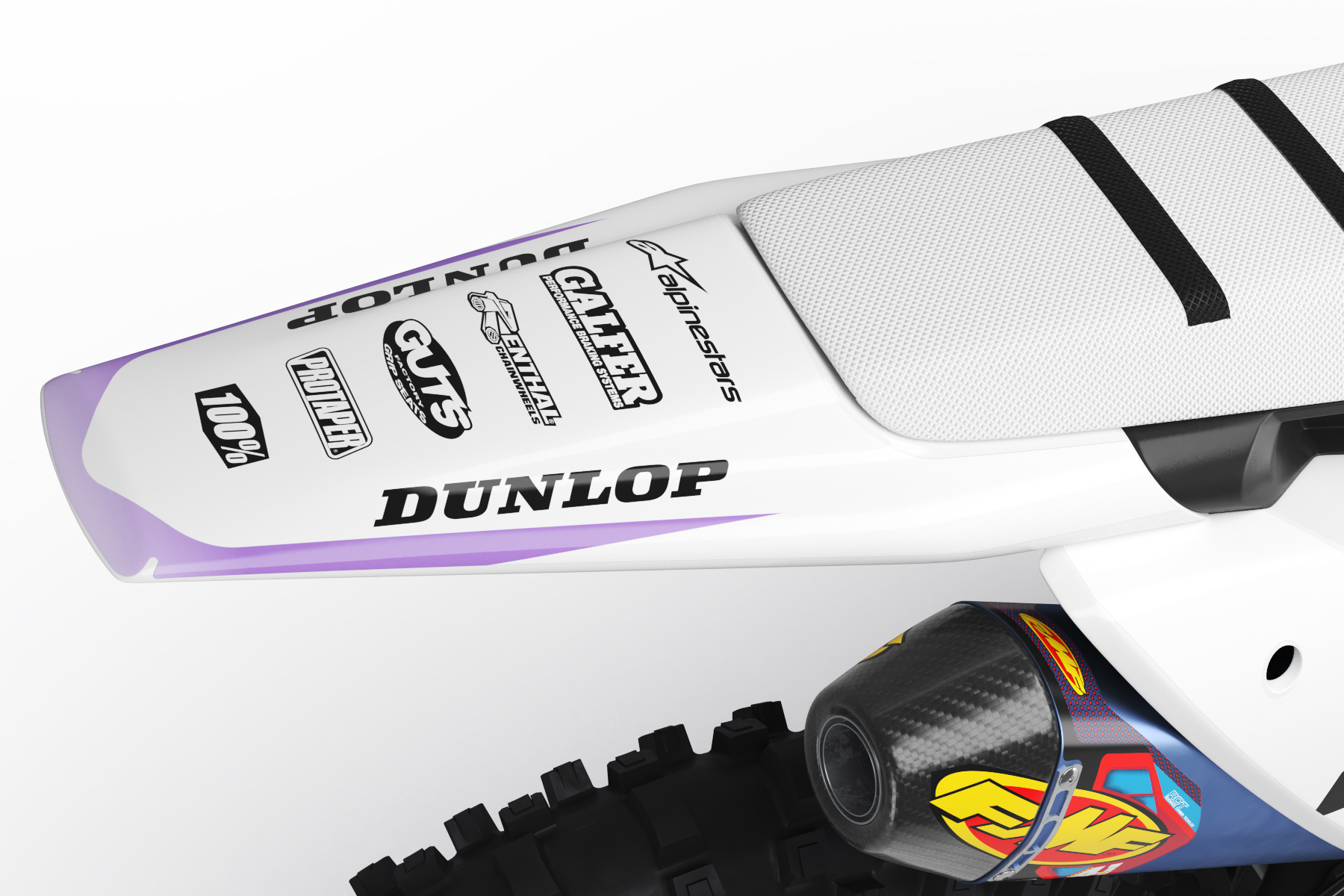 Husqvarna Style Semi Custom Motocross Graphics - Image 3