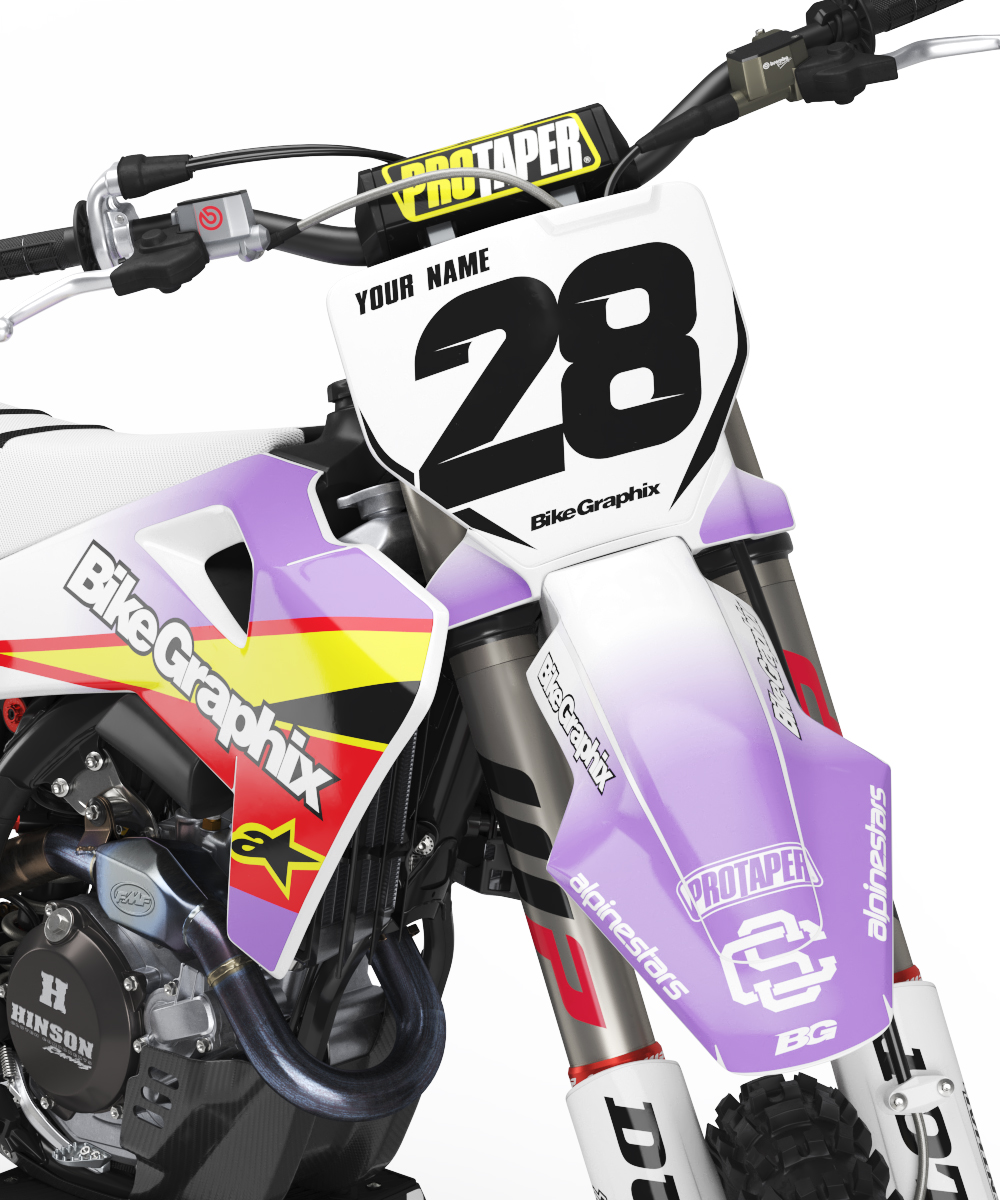 Husqvarna Style Semi Custom Motocross Graphics - Image 2