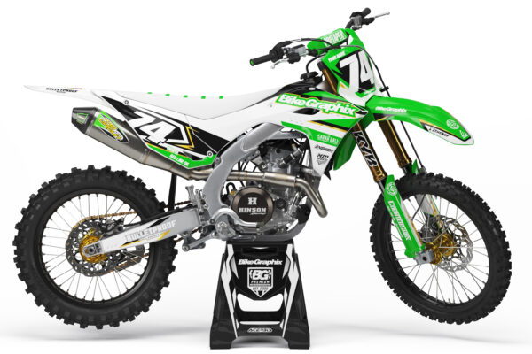 Kawasaki Skilz Semi Custom Motocross Graphics