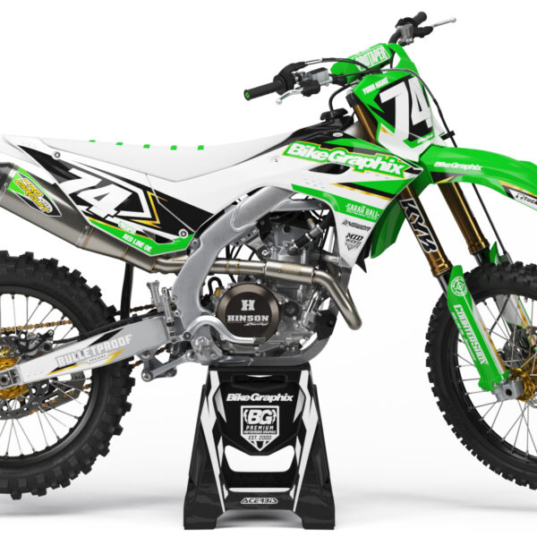 Kawasaki Skilz Semi Custom Motocross Graphics
