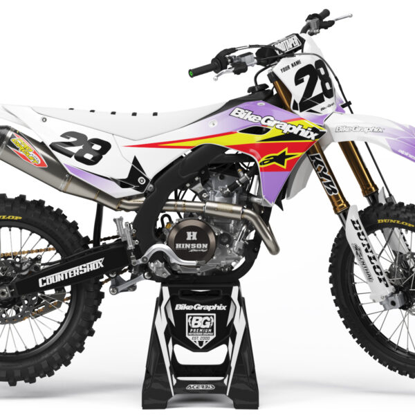 Kawasaki Style Semi Custom Motocross Graphics