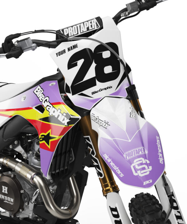 Kawasaki Style Semi Custom Motocross Graphics - Image 2