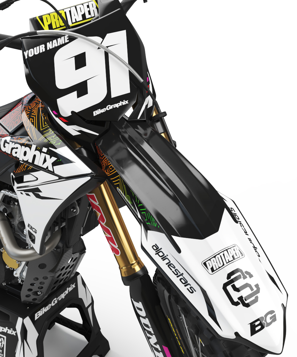 Suzuki Aztec Semi Custom Motocross Graphics - Image 2