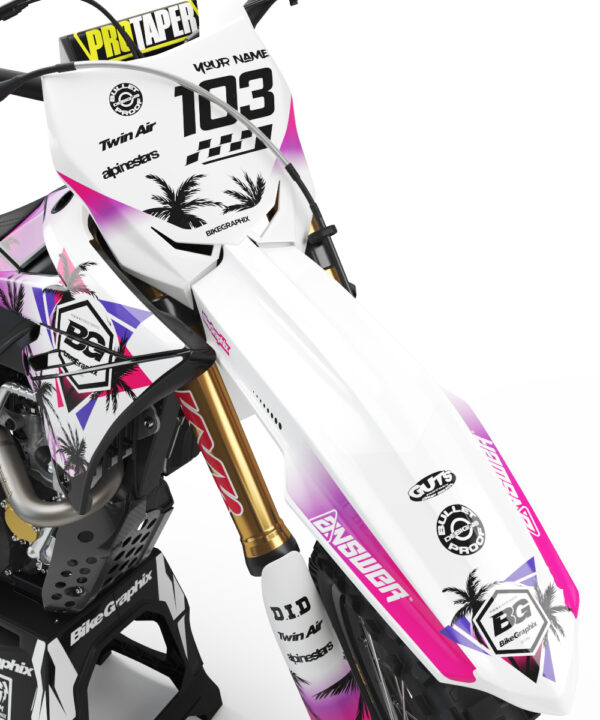 Suzuki Miami Flo Semi Custom Motocross Graphics - Image 2