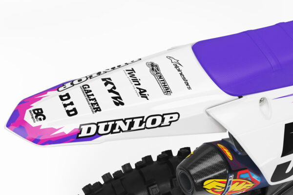 Yamaha Retro Semi Custom Motocross Graphics - Image 3