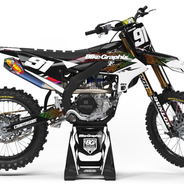 Yamaha Aztec Semi Custom Motocross Graphics