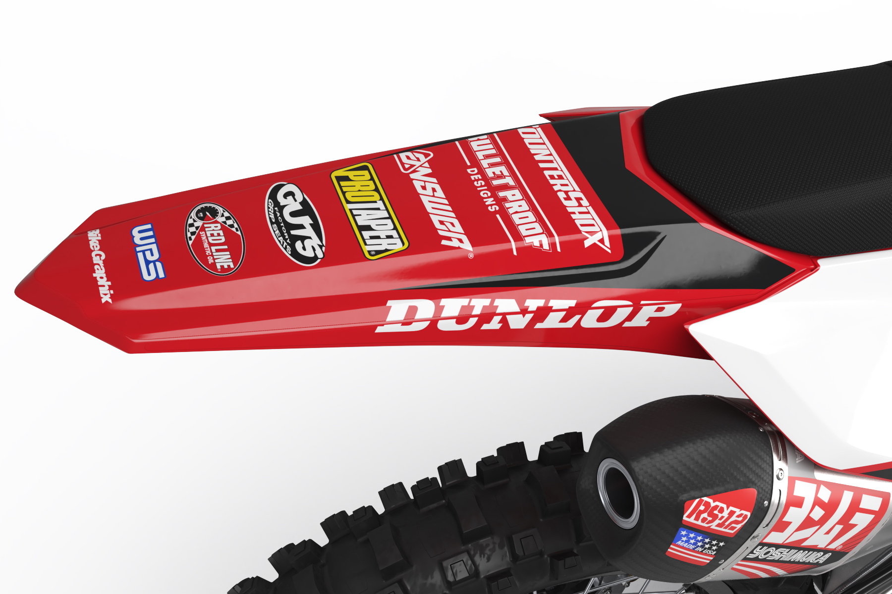 Honda Charger Semi Custom Motocross Graphics - Image 3