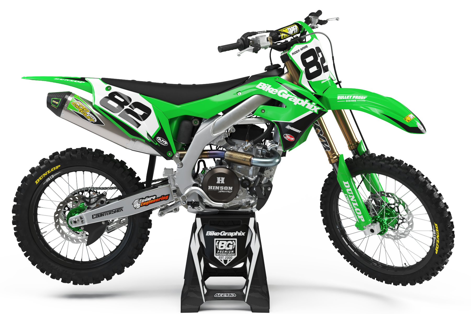 Kawasaki Charger Semi Custom Motocross Graphics
