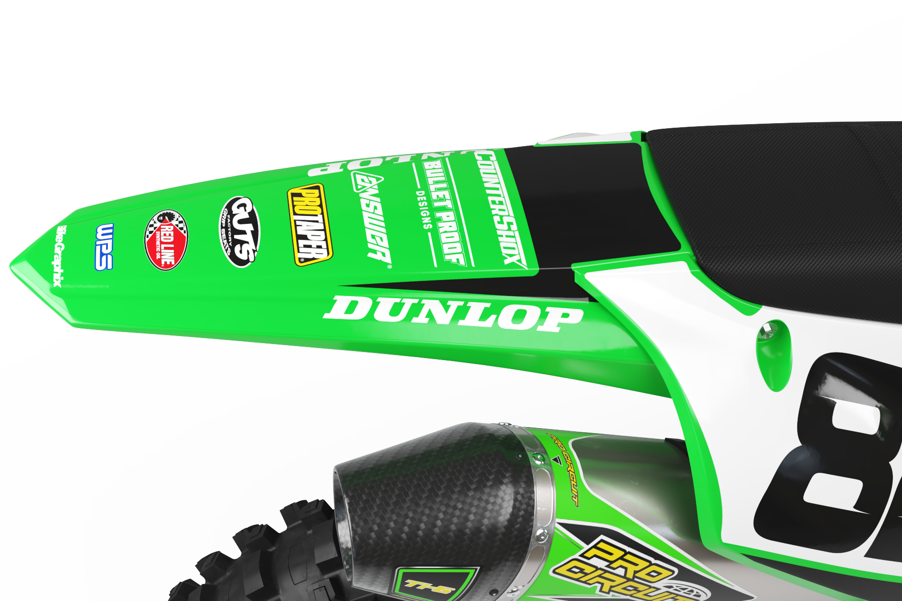 Kawasaki Charger Semi Custom Motocross Graphics - Image 3