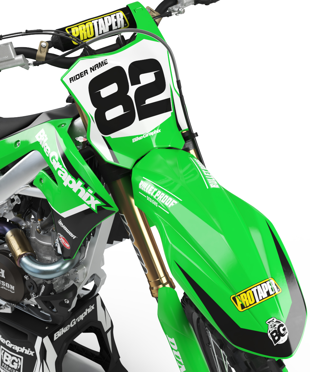 Kawasaki Charger Semi Custom Motocross Graphics - Image 2